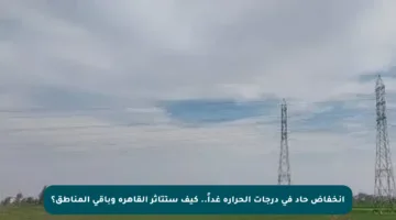 انخفاض حاد في درجات الحرارة غداً.. كيف ستتأثر القاهرة وباقي المناطق؟